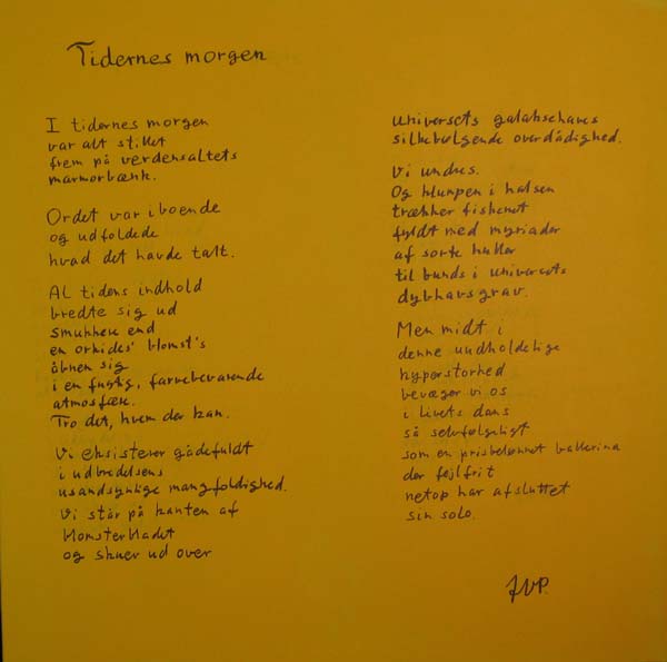 Tidernes morgen — Akryl på lærred